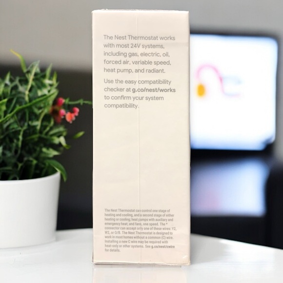 Google Nest Thermostat - Smart Programmable Wi-Fi Thermostat - Sand (Brand New) - Picture 10 of 15